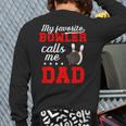 Proud Bowling Dad Of A Bowler Dad Bowling Father Long Sleeve T-Shirt Back Print Proud Bowling Dad Of A Bowler Dad Bowling Father Long Sleeve T-Shirt Back Print
