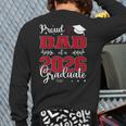 Proud Dad Of a Class Of 2026 Graduate For Graduation Long Sleeve T-Shirt Back Print
