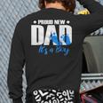 Proud New Dad It's A Boy Long Sleeve T-Shirt Back Print