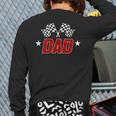Racing Birthday Boy Race Car Dad Family Matching Long Sleeve T-Shirt Back Print