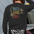 Reel Cool Dad Fishing Shirt Father's Day Fisherman Long Sleeve T-Shirt Back Print Reel Cool Dad Fishing Shirt Father's Day Fisherman Long Sleeve T-Shirt Back Print