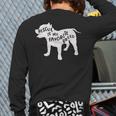 Rescue Is My Favorite BreedShirt Pitbull Mam Dad Shirt Long Sleeve T-Shirt Back Print
