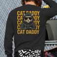 Retro Cat Daddy Style Animal For Men Women Kid Boy Girl Long Sleeve T-Shirt Back Print