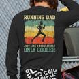 Retro Running Dad Runner Marathon Athlete Humor Outfit Long Sleeve T-Shirt Back Print Retro Running Dad Runner Marathon Athlete Humor Outfit Long Sleeve T-Shirt Back Print