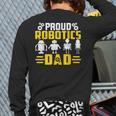 Robotics Father Robotics Dad Long Sleeve T-Shirt Back Print