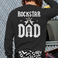 RockStar Dad Long Sleeve T-Shirt Back Print