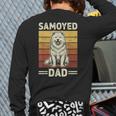Samoyed Dad Long Sleeve T-Shirt Back Print Samoyed Dad Long Sleeve T-Shirt Back Print