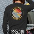 Second Dad Long Sleeve T-Shirt Back Print