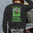 Sesame Street Father's Day Total Grouch Dad Long Sleeve T-Shirt Back Print