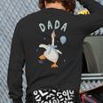 Silly Dada Silly Goose Mom Birthday Family Matching Party Long Sleeve T-Shirt Back Print