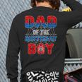 Spider Web Birthday Party Dad Of The Birthday Boy Long Sleeve T-Shirt Back Print Spider Web Birthday Party Dad Of The Birthday Boy Long Sleeve T-Shirt Back Print