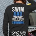 Swim Dad Swimming Dad Of A Swimmer Dad Swim Father Long Sleeve T-Shirt Back Print Swim Dad Swimming Dad Of A Swimmer Dad Swim Father Long Sleeve T-Shirt Back Print