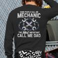 Tee Styley Mechanic Dad Novelty Small Long Sleeve T-Shirt Back Print