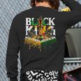 History I Am Black Man King Dad Melanin Men Women Long Sleeve T-Shirt Back Print