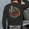 Twin Dad Club Dad Of Twins Skeleton Father's Day Long Sleeve T-Shirt Back Print