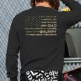 I Have Two Titles Dad And Grumpy Father's Day Grandpa Grumpy Long Sleeve T-Shirt Back Print I Have Two Titles Dad And Grumpy Father's Day Grandpa Grumpy Long Sleeve T-Shirt Back Print