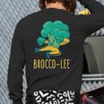 Vegetable Word Game Dad Joke Brocco-Lee Broccoli Long Sleeve T-Shirt Back Print Vegetable Word Game Dad Joke Brocco-Lee Broccoli Long Sleeve T-Shirt Back Print