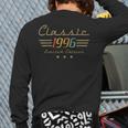 Vintage 1996 Classic Legend 30 Year Old 30th Birthday Dad Long Sleeve T-Shirt Back Print