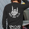 Vintage Dead Dad Club Matching 2 Sides Fathers Day Long Sleeve T-Shirt Back Print