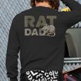 Vintage Distressed Rat Dad Long Sleeve T-Shirt Back Print