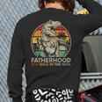 Vintage Fatherhood Is A Walk In The Park DadRex Dinosaur Long Sleeve T-Shirt Back Print Vintage Fatherhood Is A Walk In The Park DadRex Dinosaur Long Sleeve T-Shirt Back Print