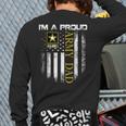 Vintage I'm A Proud Army Dad With American Flag Long Sleeve T-Shirt Back Print Vintage I'm A Proud Army Dad With American Flag Long Sleeve T-Shirt Back Print