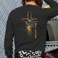 Welder Christian Cross Weld Welding Dad Jesus Lover Long Sleeve T-Shirt Back Print