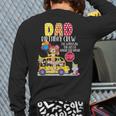 The Wheels On The Bus Dad Birthday Crew Party Toddler Kids Long Sleeve T-Shirt Back Print