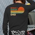 World's Okayest Dad Father Retro Vintage Long Sleeve T-Shirt Back Print