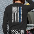 Wrestling Dad Long Sleeve T-Shirt Back Print
