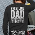 Wrestling Dad Shirt Men Fathers Day Wrestling Dad Long Sleeve T-Shirt Back Print