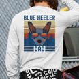 Australian Cattle Dog Blue Heeler Dad Long Sleeve T-Shirt Back Print