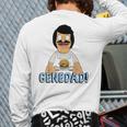 Bob's Burgers Gene Dad Portrait Long Sleeve T-Shirt Back Print
