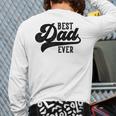 Dad From Kids Best Dad Ever Father's Day Long Sleeve T-Shirt Back Print