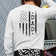 Dad Patriotic American USA Flag Father's Day Dad Long Sleeve T-Shirt Back Print Dad Patriotic American USA Flag Father's Day Dad Long Sleeve T-Shirt Back Print
