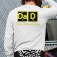 Dad Periodic Table Of Elements Long Sleeve T-Shirt Back Print