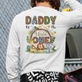 Daddy Of The Wild One 1St Birthday Boy Safari Jungle Long Sleeve T-Shirt Back Print