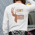 Hunting Sorry Deer Season Hunter Dad Father Day Long Sleeve T-Shirt Back Print