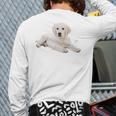 Labrador Retriever Shirt Yellow Love Lab Mom Dog Dad Long Sleeve T-Shirt Back Print