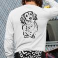 Long Hair Dachshund Lover Doxie Mom Dad Cute Wiener Dog Small Long Sleeve T-Shirt Back Print