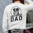 Mini Aussie Dad Dog Owner For Men Dad Christmas Long Sleeve T-Shirt Back Print