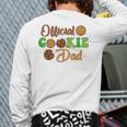 Official Cookie Dad Scout For Girls Cookie Dealer Long Sleeve T-Shirt Back Print