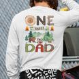 One Happy Dad Camper 1st Birthday Boy Camping Bear Long Sleeve T-Shirt Back Print