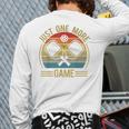 Pickleball-Shirt Just One More Game Dad Mom Women Men Long Sleeve T-Shirt Back Print