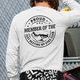 Proud Member Of The Just Resting My Eyes Club Dad Retirement Long Sleeve T-Shirt Back Print