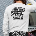 Sexy Cat Dad Father Catfather Kitten Kitty Long Sleeve T-Shirt Back Print