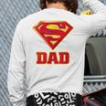 Superman Super Dad Long Sleeve T-Shirt Back Print Superman Super Dad Long Sleeve T-Shirt Back Print