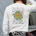TMNT Michelangelo Dad Fuel Long Sleeve T-Shirt Back Print