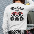 Two Fast Dad Of The Birthday Boy Racing Car Family Long Sleeve T-Shirt Back Print