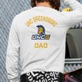 UNC Greensboro UNCG Spartans Arched Dad Long Sleeve T-Shirt Back Print